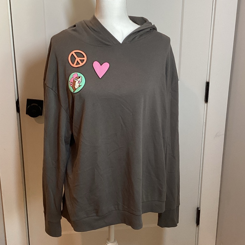 Buc-ees’ Gray Women's Hoodie
